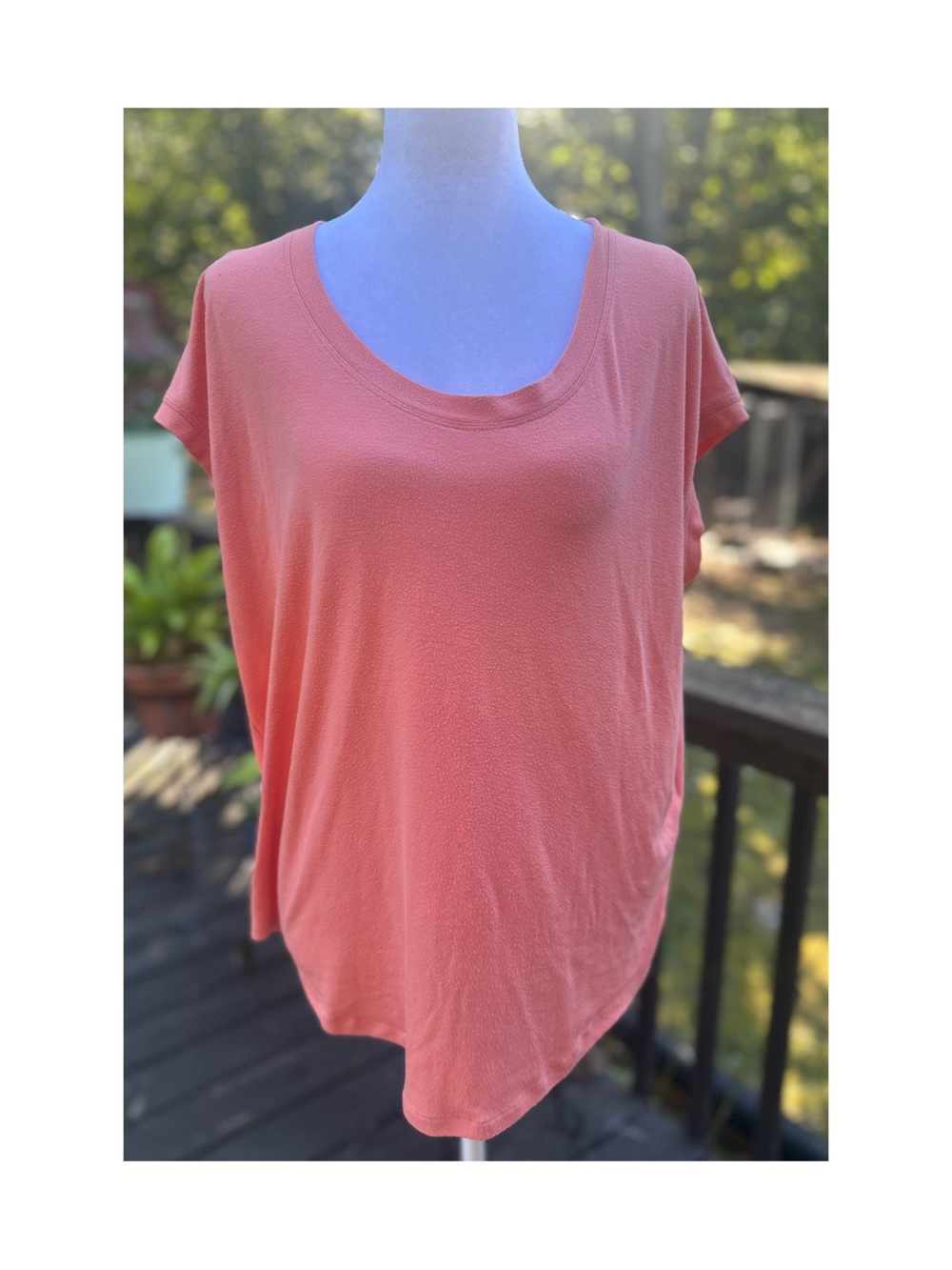 Athleta Cloudlight Stratus Peachy Orange Women's Medium - Modal/Poly/Spandex